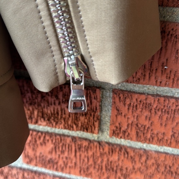 BALMAIN Taupe Double-Breasted Blazer  Size Large/52 NWT - Picture 14 of 17